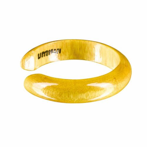 Mangoholz Armreif Mod Zitrone