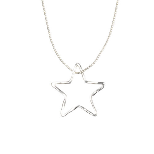 Silber Kettenanhänger kleiner Stern