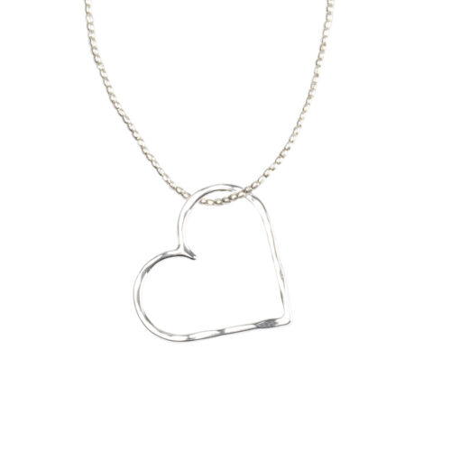 Silber Kettenanhänger kleines Herz