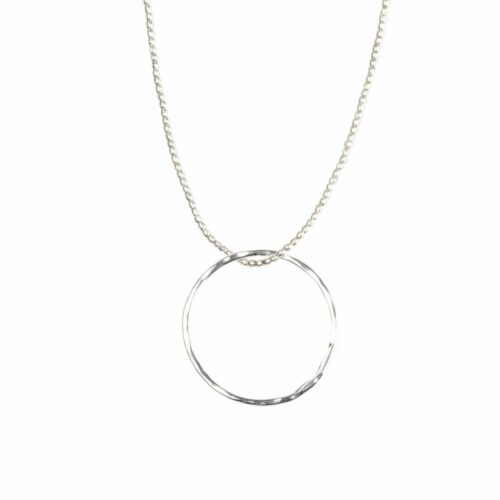 Silber Kettenanhänger kleiner Kreis