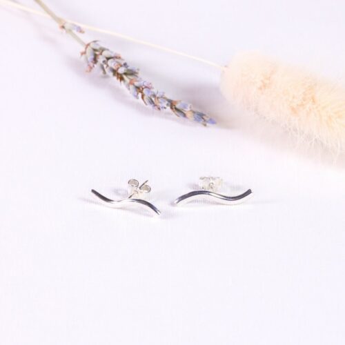 UMIWI Silberohrstecker große Welle OLAS Y LÍNEAS