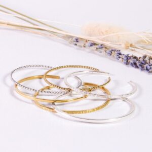 UMIWI Armspange 'Todos Juntos' aus Silber oder Messing