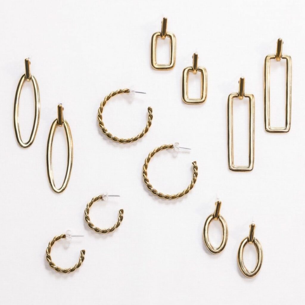 Ohrhänger Messing 'Latotino' von UMIWI