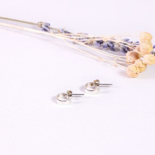 UMIWI Creolen glatt aus Silber 0,7 cm