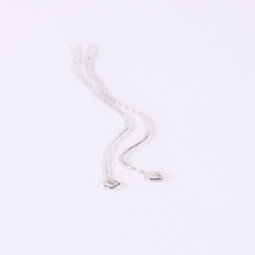 UMIWI Silberohrhänger mit Quadraten