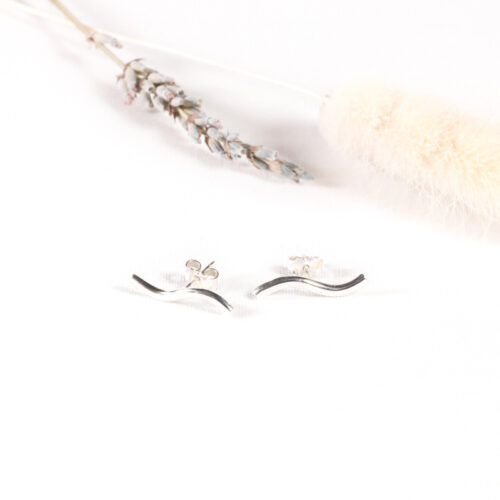 Silber Ohrstecker 'Platatino'