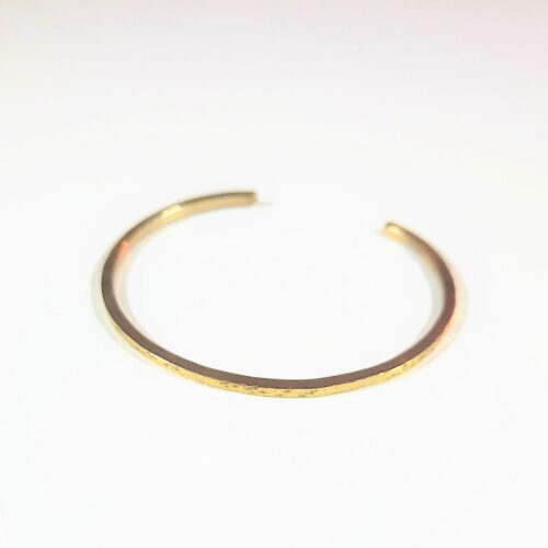 Messing Armspange 'gehämmert'