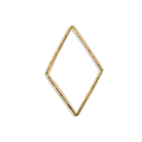 Messing Kettenanhänger 'Latotino‘ große Raute