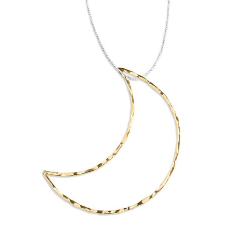 Messing Kettenanhänger 'Latotino‘ großer Mond