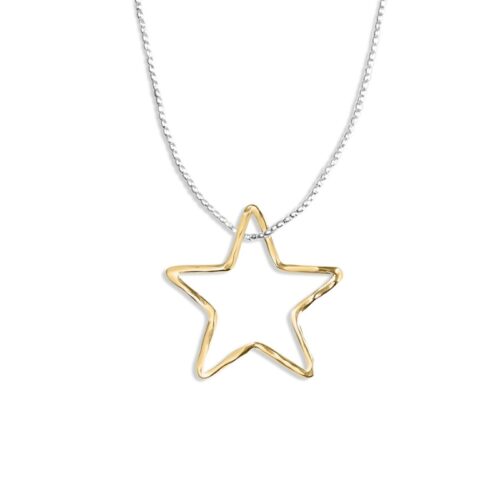 Messing Kettenanhänger 'Latotino‘ kleiner Stern